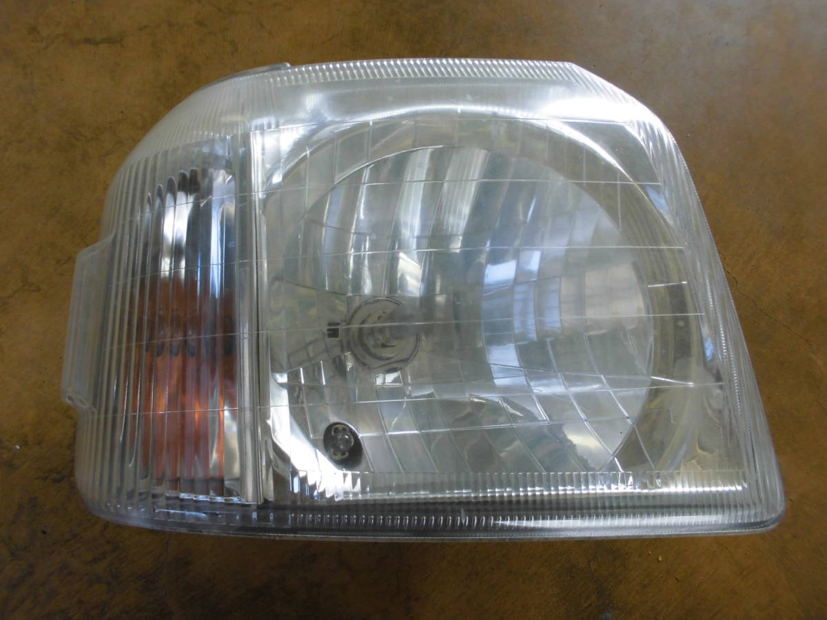 H14 バモス HM1 右 ヘッド ライト 中古品拍卖