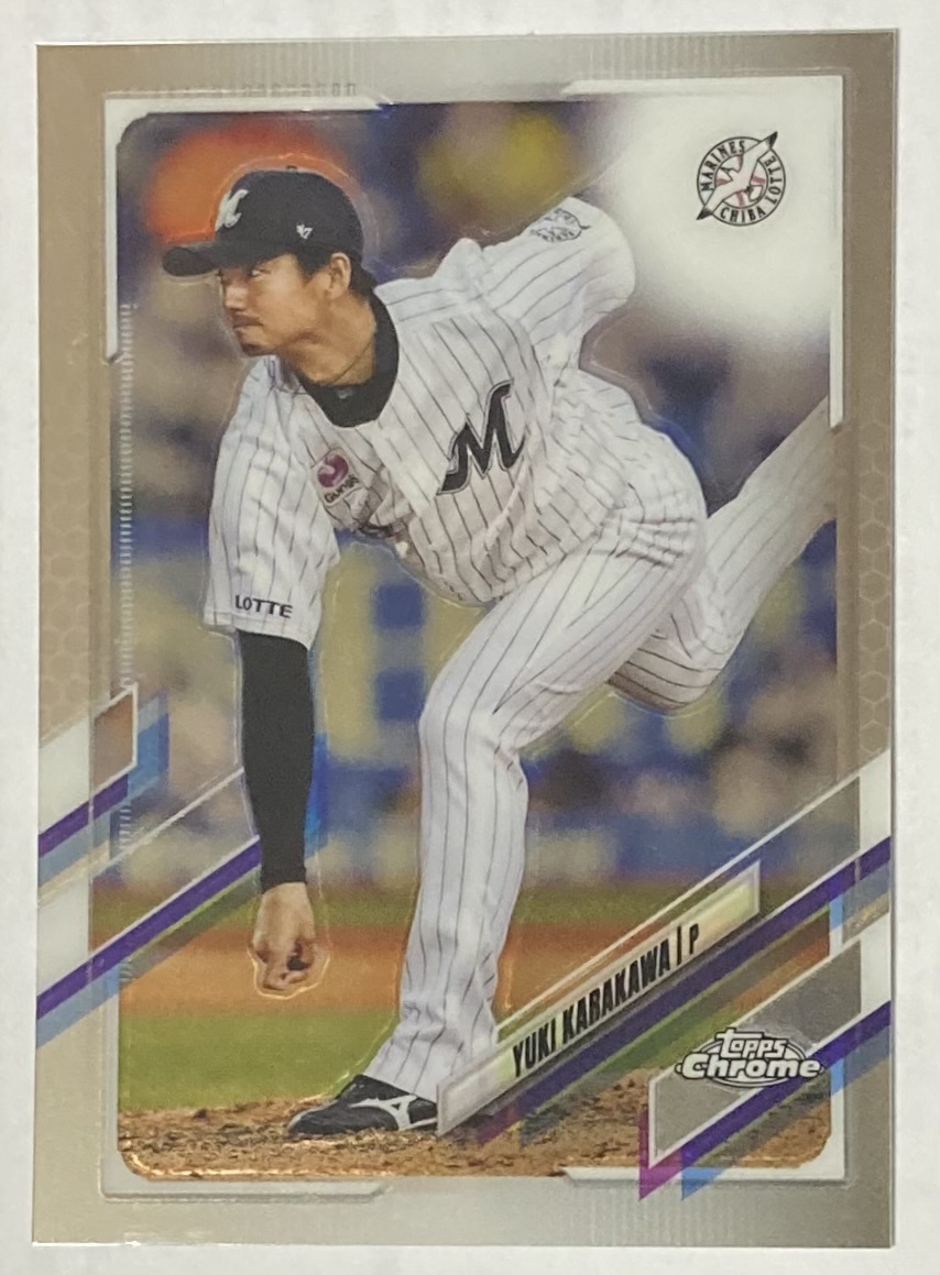 2021 Topps Chrome Npb 唐川侑己 千葉ロッテマリーンズ No.196 レギュラー拍卖