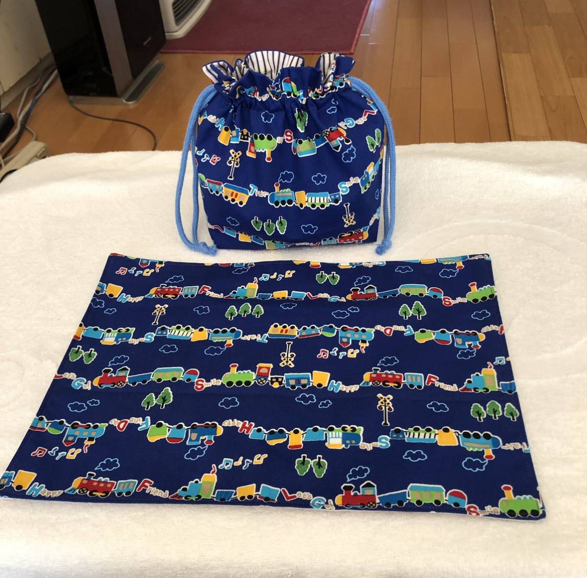 ランチョンマット 弁当袋 リバーシブル DD-3拍卖