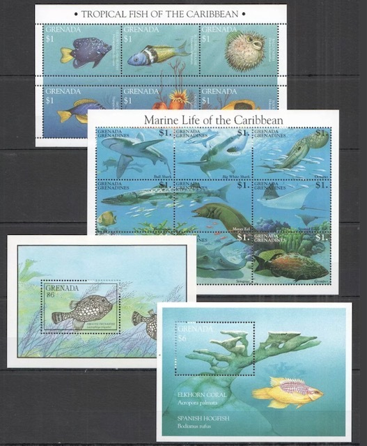 「KAY50」グレナダ島切手   さかな拍卖