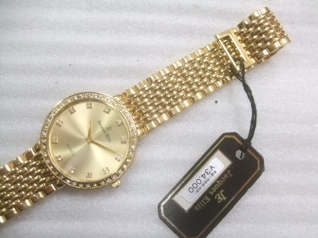 新品未使用品定価34000円高級品JacquesEllisジャックエリスメンズ3針クオーツ腕時計稼働品 K074拍卖