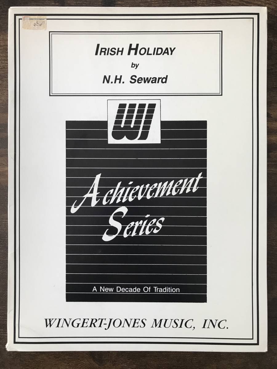 送料無料/吹奏楽楽譜/ナンシー・H・スワード:アイリッシュ・ホリデー/スコア・パート譜セット拍卖