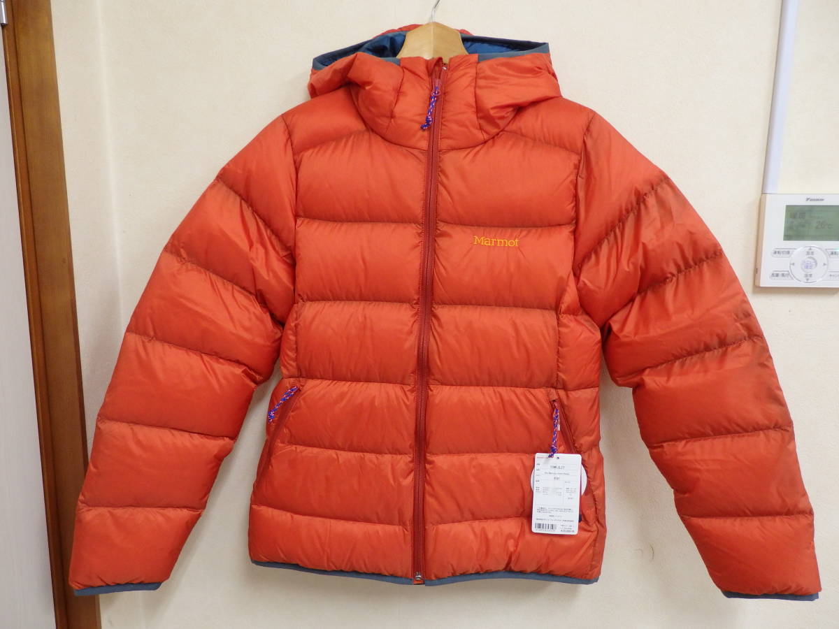 F70) MARMOT / マーモット ウィメンズマーキュリーダウンフーディー (レディース) L TOWOJL27 KSM/カシミール 未使用品 タグ付拍卖