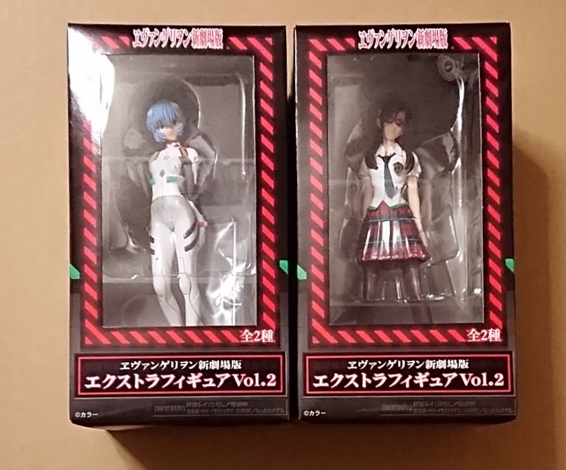 ヱヴァンゲリヲン新劇場版 エクストラフィギュア Vol.2 全2種 綾波レイ 真希波マリイラストリアス 未開封品拍卖