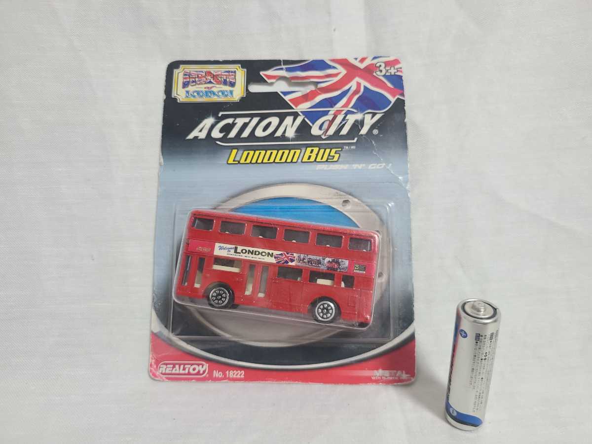 希少 未開封 ビンテージミニカー ACTION CITY London Bus ロンドンバス streets of london realtoy the routemaster拍卖