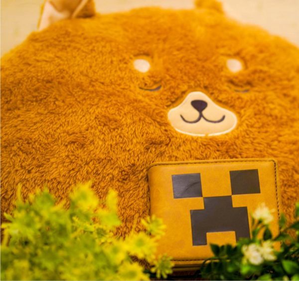 財布 マインクラフト マイクラ クリーパー ウォレット 薄茶折片顔 エンダーマン minecraft ミニ財布 子供拍卖