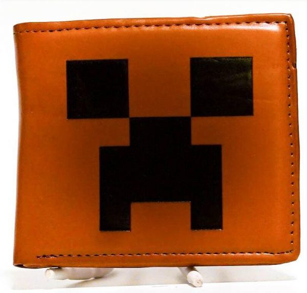 財布 マインクラフト マイクラ クリーパー ウォレット 濃茶折片顔 エンダーマン minecraft ミニ財布 子供拍卖