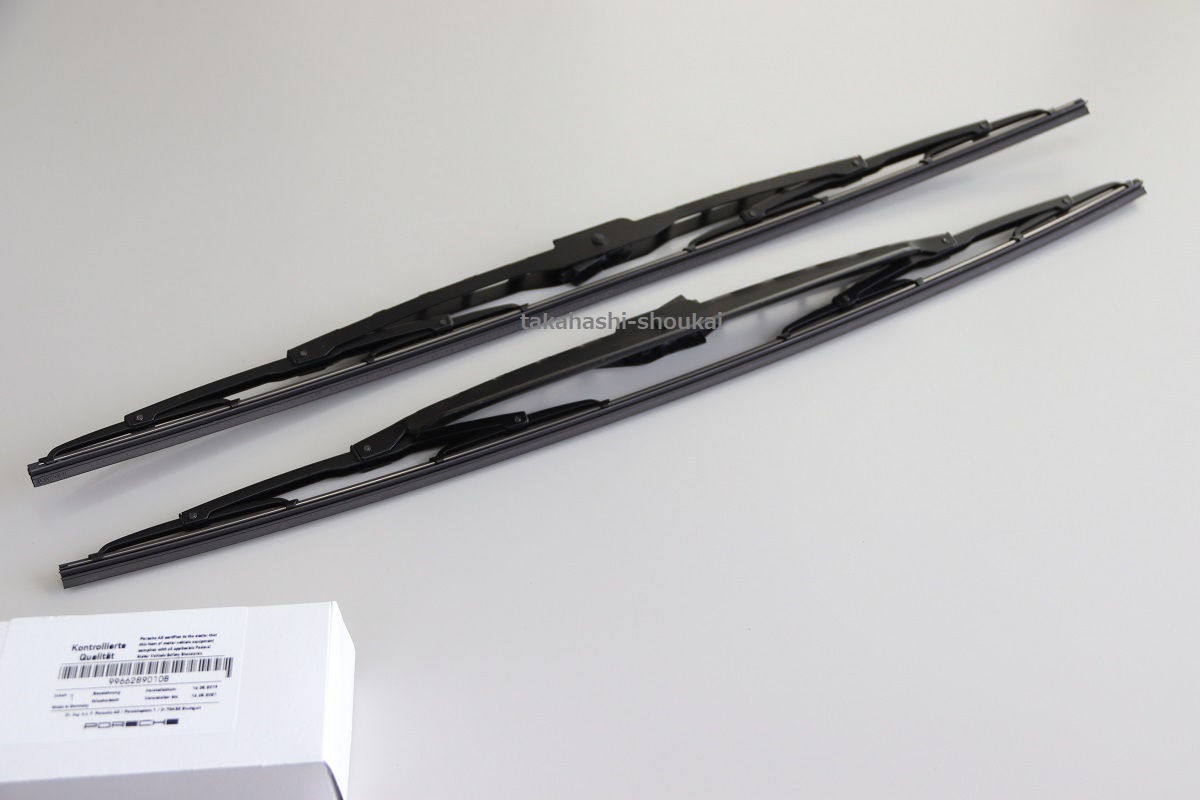 【ポルシェ純正部品】996型 ポルシェ911(1998年~2004年)フロントワイパー 左右セット *要適合確認 【品番:99662890108】拍卖