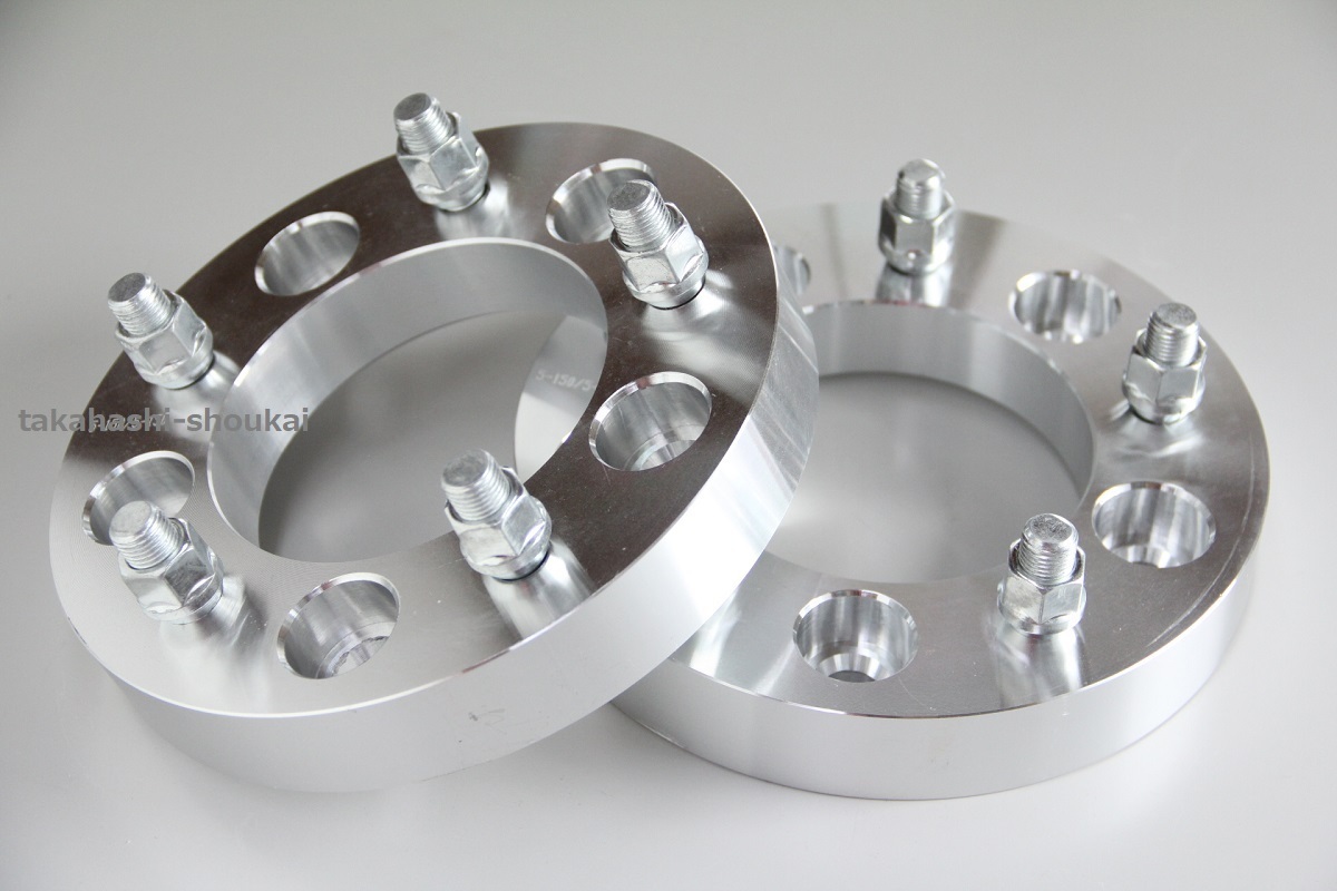 5穴 PCD139.7 ワイドトレッドスペーサー 31.8mm 2枚 【内径:108mm・ネジ:インチ 1/2】JEEP CJラングラー(~1985年)・ラムバン(~1996年)拍卖