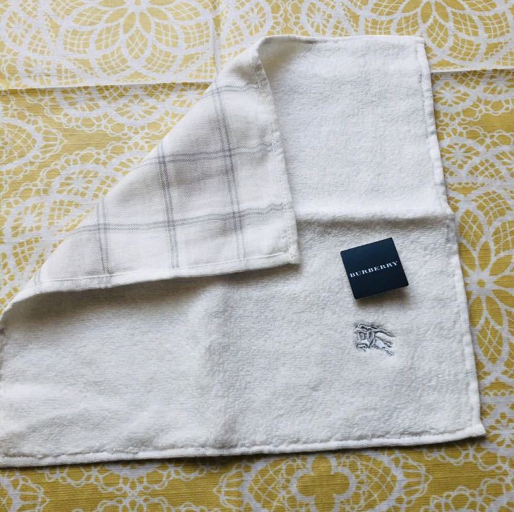 新品/BURBERRY/タオルハンカチ/ホースマーク/ハンカチ/正規品/バーバリー/綿100%/未使用/即決/ 裏地あり/バーバリーチェック/タグ付き拍卖