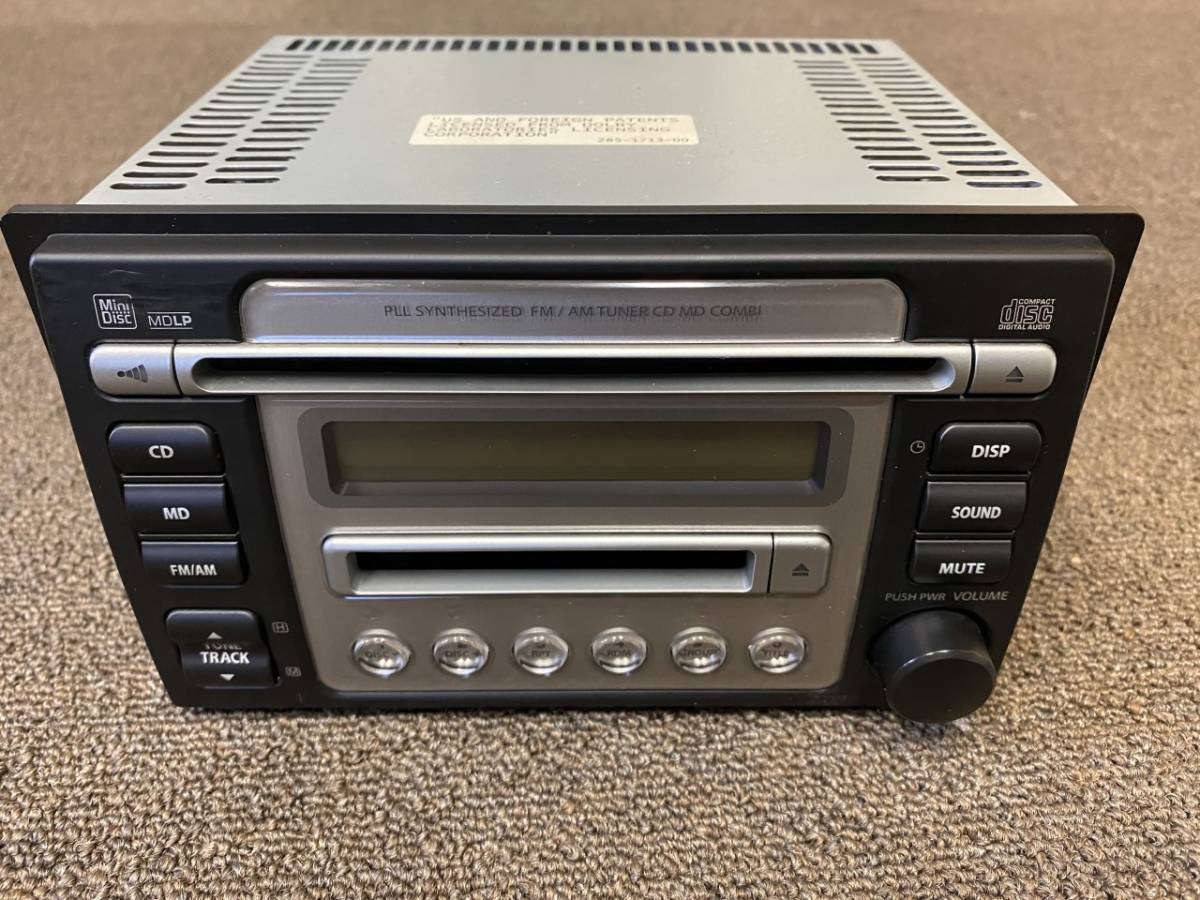 #27【ジムニー】ノーマル2DIN MD/CDステレオ clarion PS-4079H-A 286-6225-33 カーステ拍卖