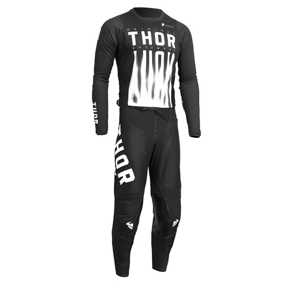 XL/34インチ MXウエア 上下セット THOR 22スプリング PULSE VAPER ブラック/ホワイト モトクロス 正規輸入品 WESTWOODMX拍卖