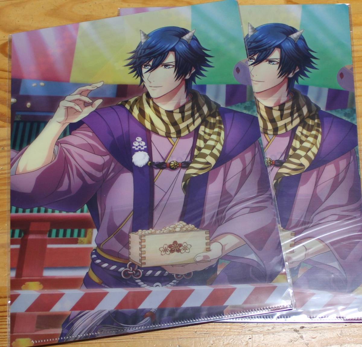 うたの☆プリンスさまっ♪ 一ノ瀬トキヤ A4クリアファイル 2点セット 祝宴!節分鬼祭り拍卖