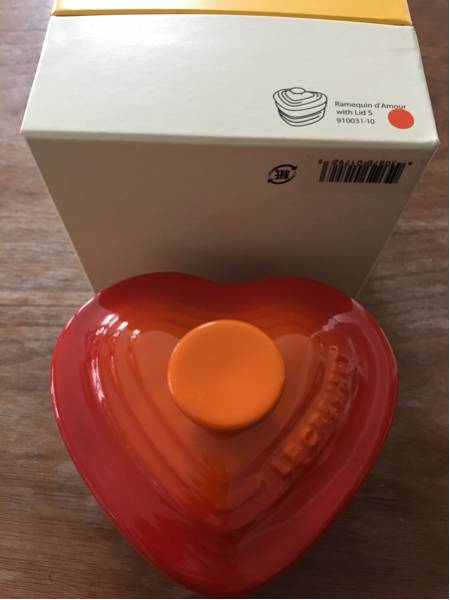 新品未使用 LECREUSET ルクルーゼ ラムカン ダムール ハート型ココット拍卖