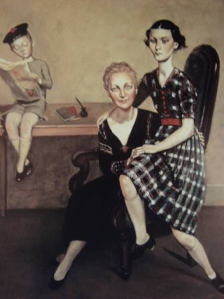 バルテュス、BALTHUS、ムーロン=カッサンドル一家、希少な額装用画集より、新品高級額、額装付、状態良好拍卖