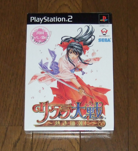 新品 PS2 サクラ大戦 熱き血潮に 初回プレス版 プレミアムDVDセット拍卖
