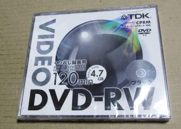 貴重の一品! ★ TDK DVD-RW ★ CPRM対応 ★ DVD-RW120BKS★ 1枚拍卖