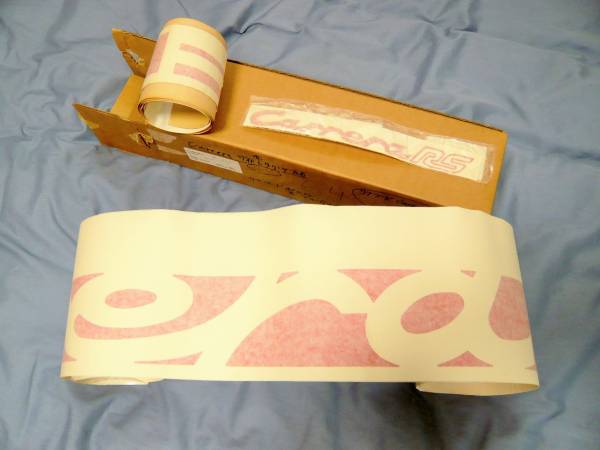 ポルシェ純正 1973y Carrera RS デカール(1台分)新品(ガーズレッド)拍卖