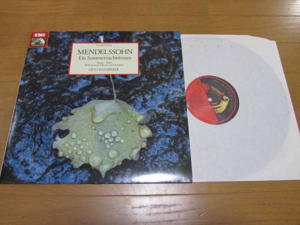 メンデルスゾーン 真夏の夜の夢 独EMI クレンペラー NM拍卖