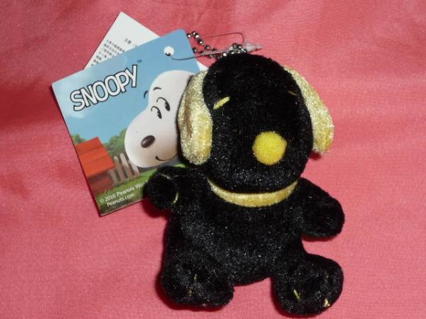 激レア!カワイイ♪ ブラック スヌーピー ぬいぐるみキーチェーン☆拍卖