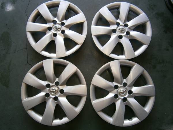 トヨタ純正 15インチ ウィッシュ後期 福岡 北九州 八幡 筑豊 中間 4枚セット拍卖