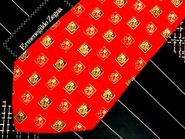 ・ω・ ★SALE/0541★【エルメネジルド・ゼニア】ネクタイ♪拍卖