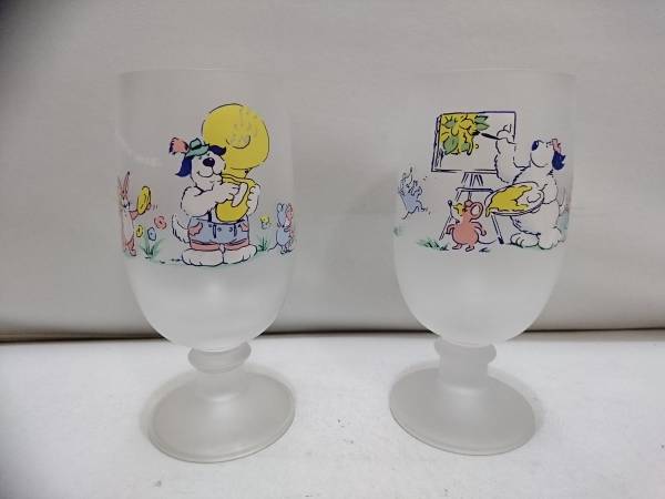 レア 入手困難 Hans Wilhelm ハンス・ウィルヘルム Waldo グラス ぼかし 2客セット 1度使用 拍卖