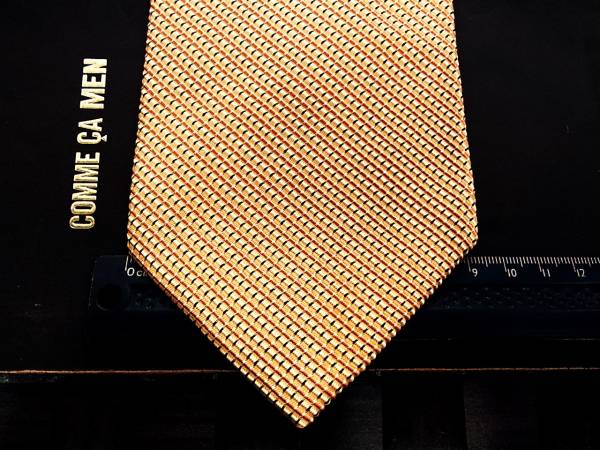 【良品】y7246コムサ・デ・モード・ストライプ/ネクタイ★拍卖