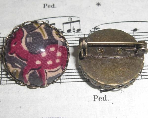 リバティ Fergus ファーガス ブローチ*鹿 シカ拍卖