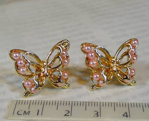 【T's】TS154 ピアス 蝶 ちょうちょう バタフライ 送料無料拍卖