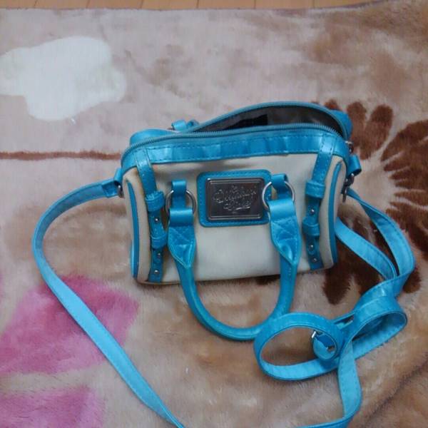 中古品!ピンクラテで購入2Wayバッグ横18縦13マチ10cm拍卖