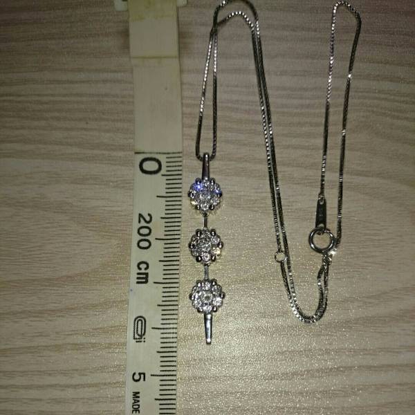 k18 1.50カラット! ダイヤモンド ネックレス エステール 拍卖