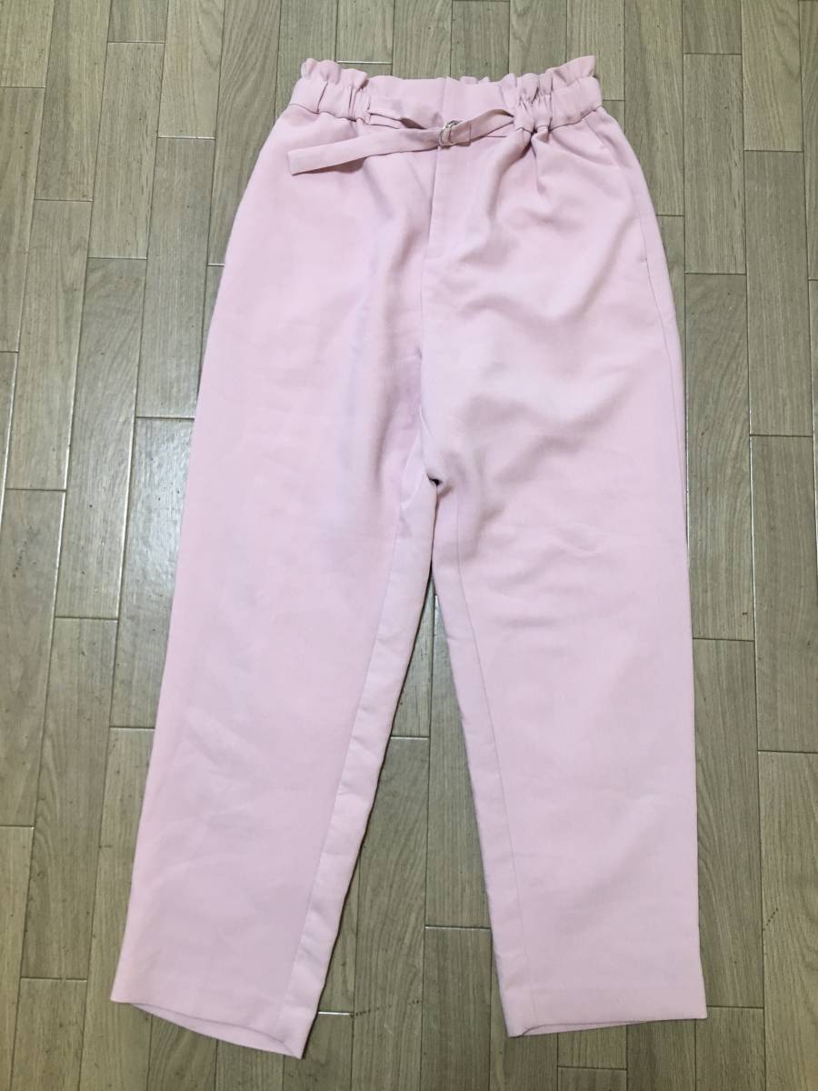 USED美品☆Free's Mart ダスティーピンクのキレイめパンツ サイズFR拍卖