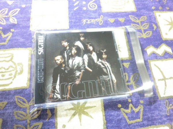 ★☆ケース新品/帯付★SIGNAL(初回限定盤)(DVD付) KAT-TUN 赤西仁 4580117620699 JACA-5043☆★拍卖
