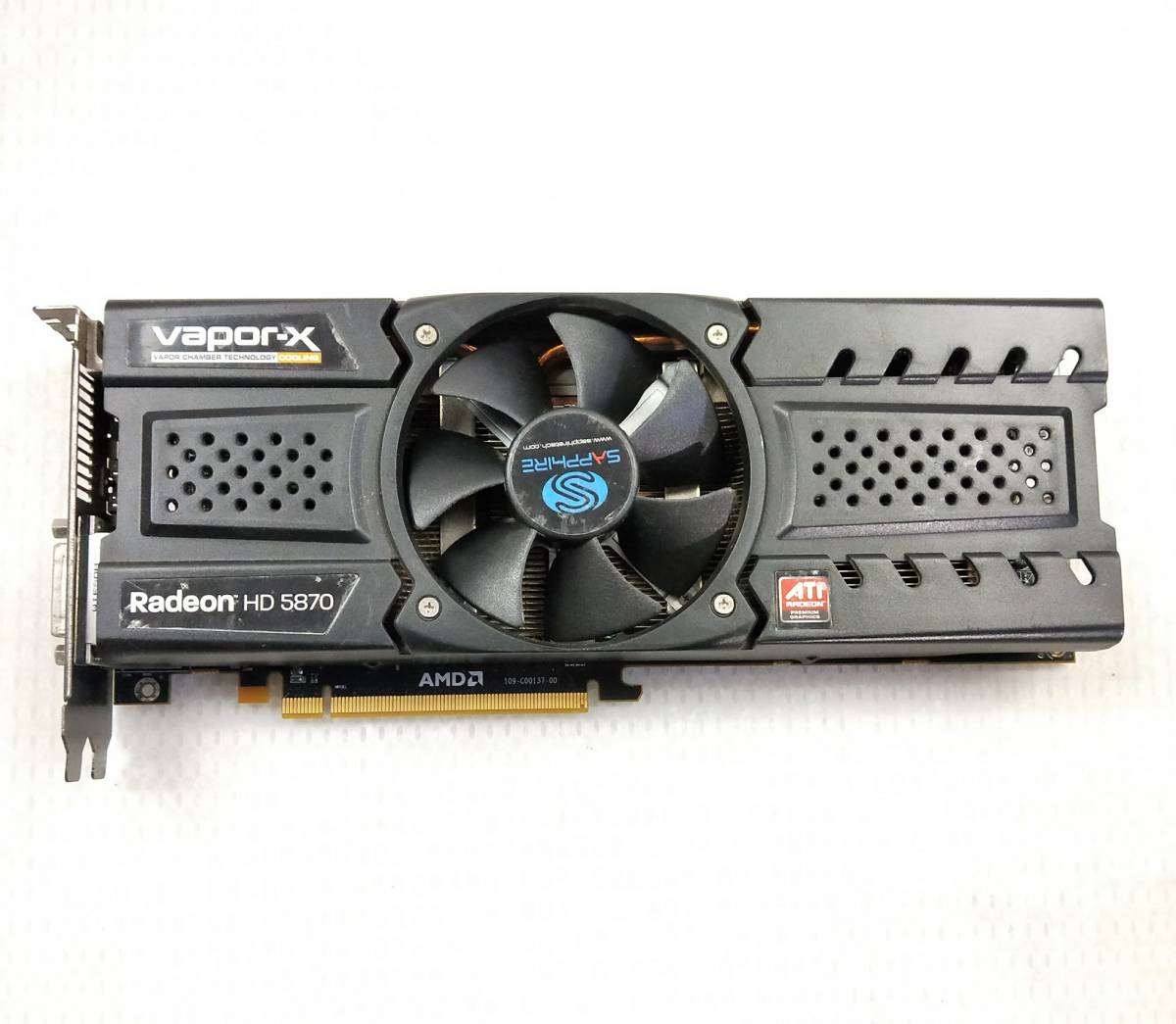 【中古パーツ】VAPOR-X HD5870 1G GDDR5 PCI-E DUAL DVI/HDMI/DP グラフィックボード/ビデオカード PCI-E ■XK545-3拍卖