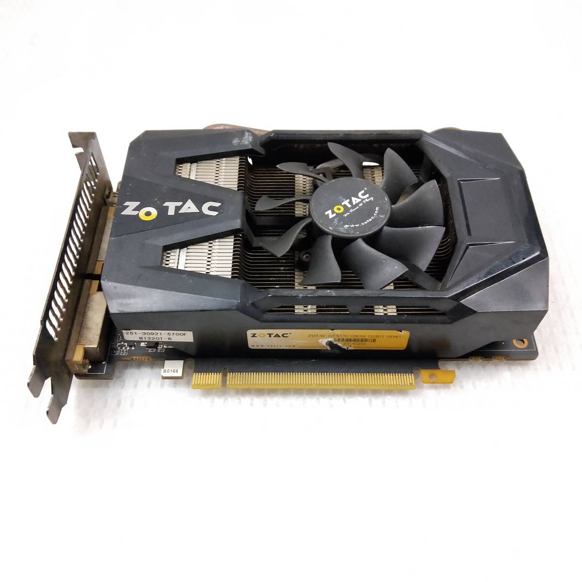 【中古パーツ】ZOTAC GTX570 1280M 320BIT DDR5 MiniHDMI/DVI グラフィックポード /ビデオカード PCI-E ■XK212-2拍卖