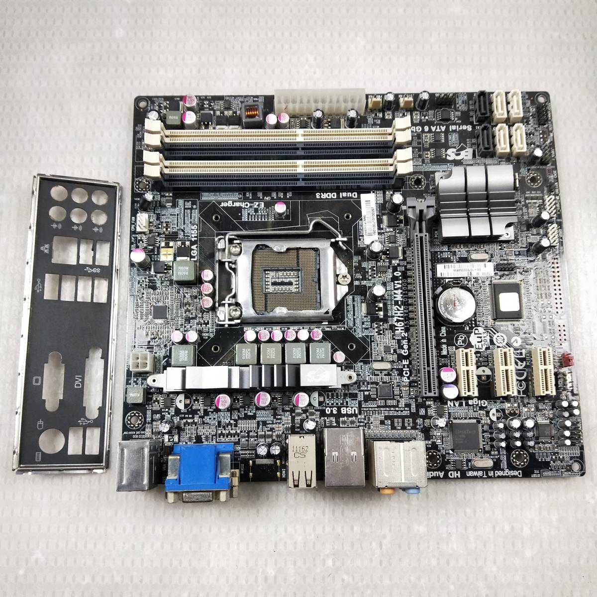 【中古パーツ】BIOS確認のみ、H67H2-M4 V1.0 マザーボード LGA1155 ■MB1190拍卖