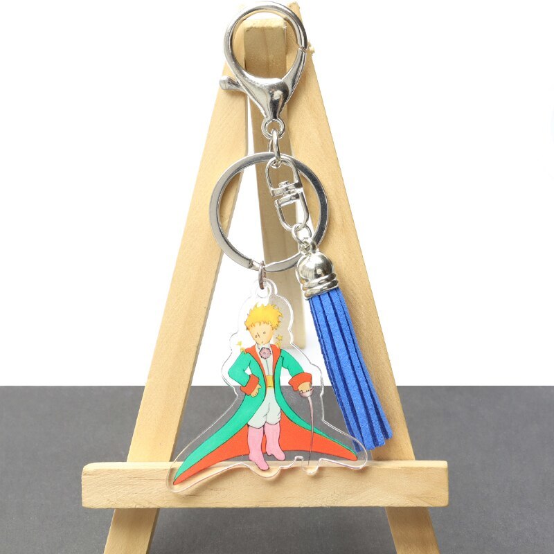 新品 星の王子さま タッセル付きアクリルキーホルダー バッグチャーム b拍卖