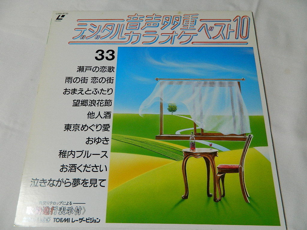 ○★(LD)音声多重デジタルカラオケ・ベスト10 33 「瀬戸の恋歌」「雨の街恋の街」「おまえとふたり」「他人酒」「おゆき」他 中古拍卖