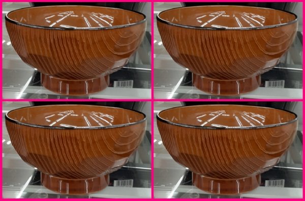 【会津塗:4個:日本製】★お椀 4客:漆器 「亀甲:茶系」★電子レンジ・食器洗浄機対応 No3:9430/S3893 食器 お椀 椀 小丼 小丼ぶり拍卖