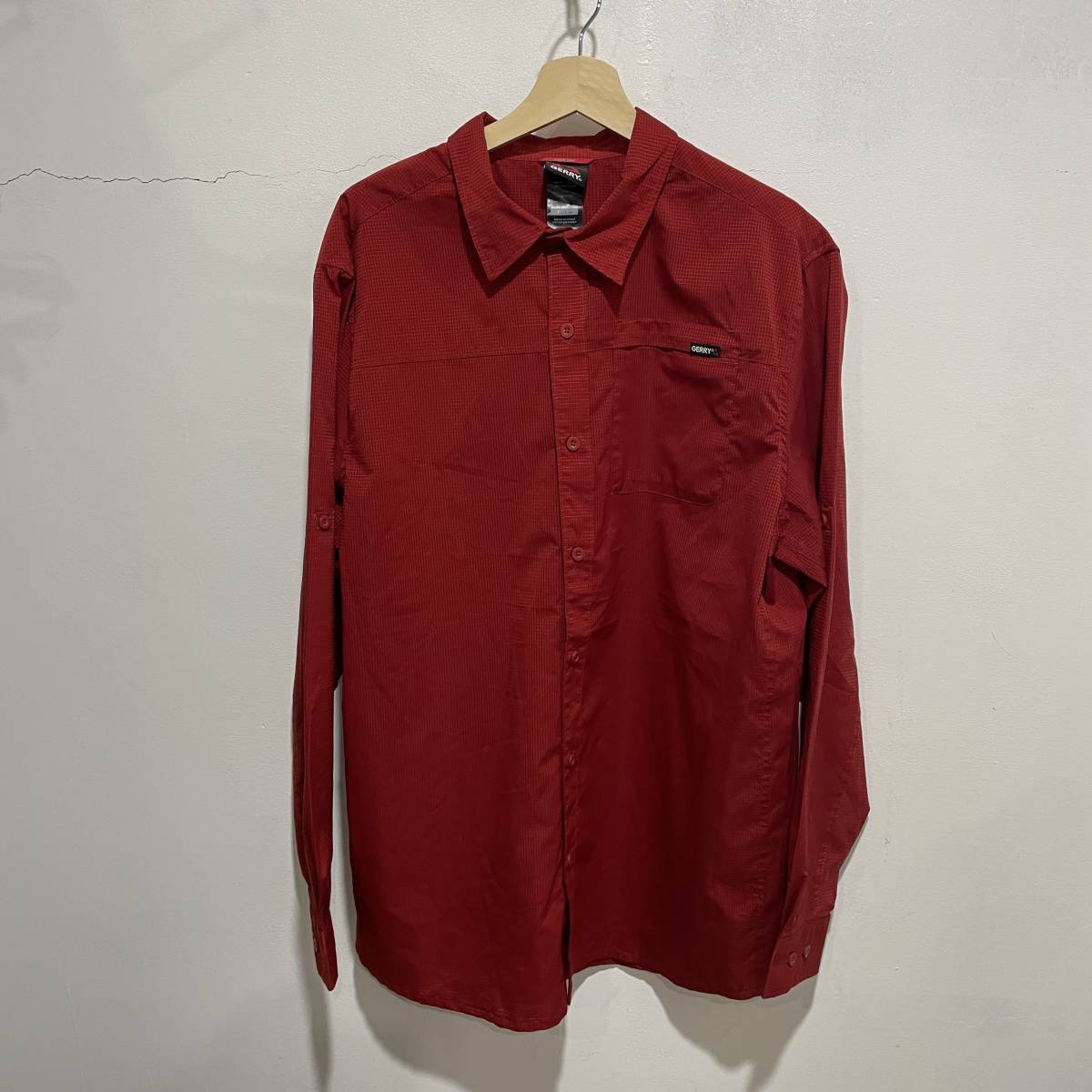 ☆送料無料☆GERRY☆ジェリー☆WOVEN SHIRTS☆クライミングシャツ☆メンズXL☆アウトドア☆C20c拍卖