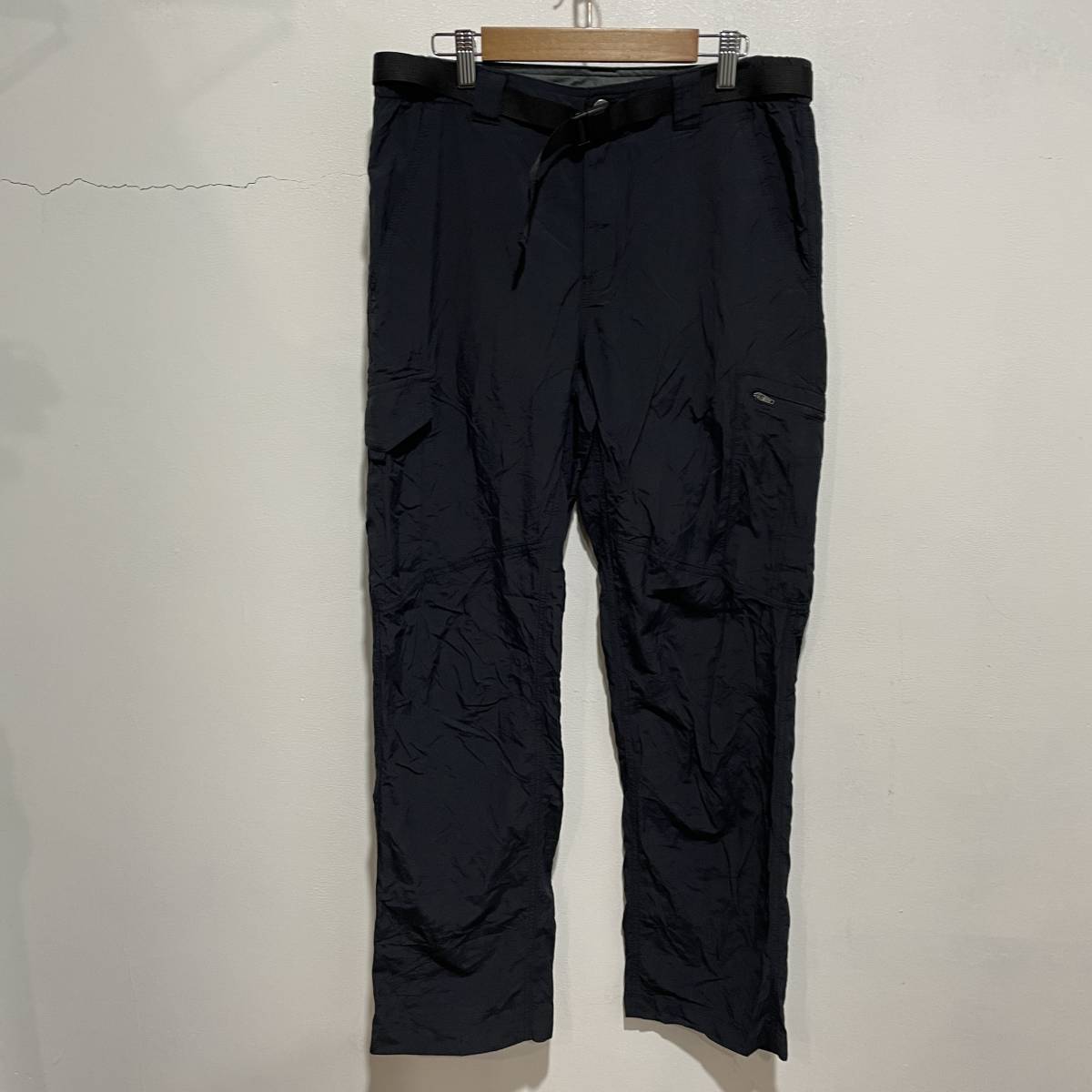 ☆送料無料☆Columbia☆シルバーリッジカーゴパンツ☆ナイロン☆ネイビー☆W32L30☆F21c拍卖