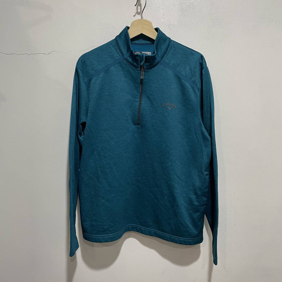 ☆送料無料☆Callaway Golf☆キャロウェイ☆ハーフジップテックプルオーバー☆メンズM☆ゴルフ☆C21c拍卖