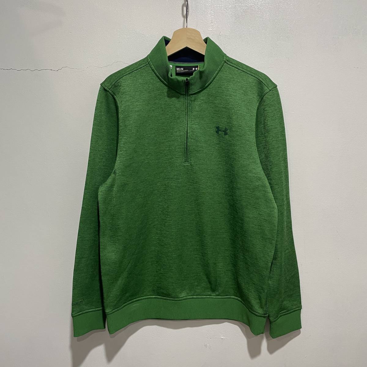 送料無料☆UNDER ARMOUR☆アンダーアーマー☆ハーフジップスウェット☆メンズM☆スポーツ☆トレーニング☆H9c拍卖