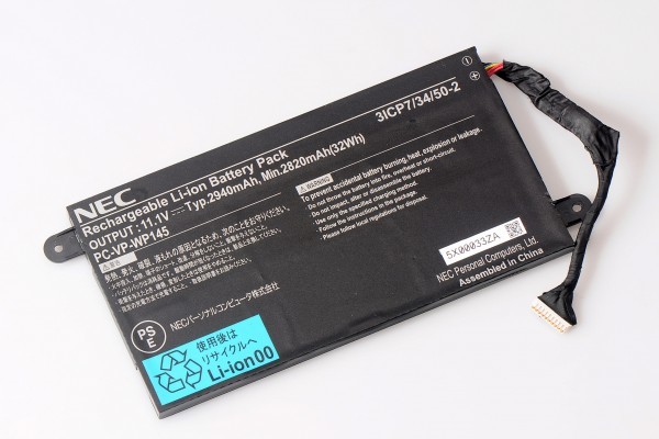 純正新品 NEC PC-VP-WP145 11.1V 32WH バッテリー拍卖