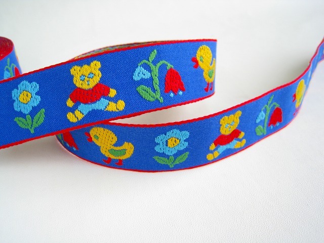 ドイツ レトロリボン クマとあひる柄拍卖