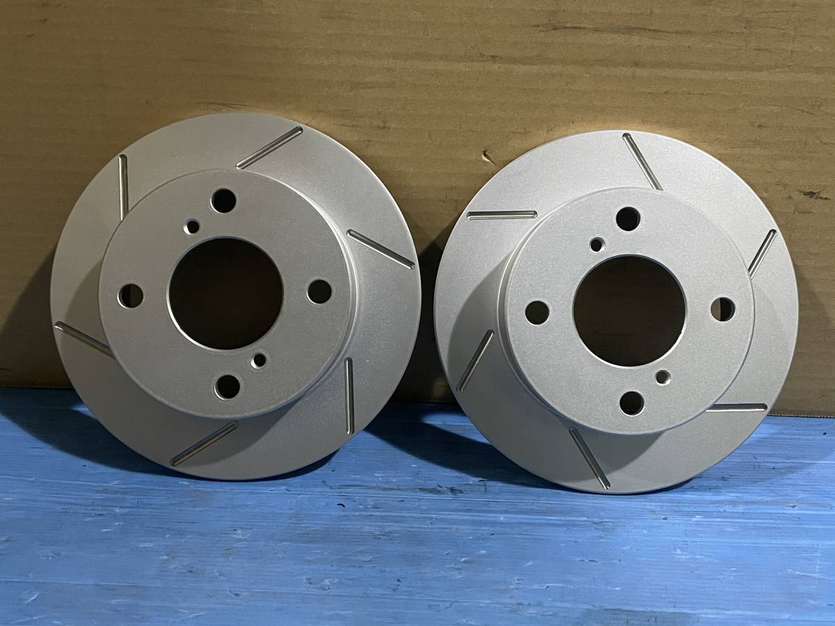 ・ DIXCEL PD 新品スリット加工 MH21/22S 片面6本 両面12本 フロント ディスクローター 2枚 3714027拍卖