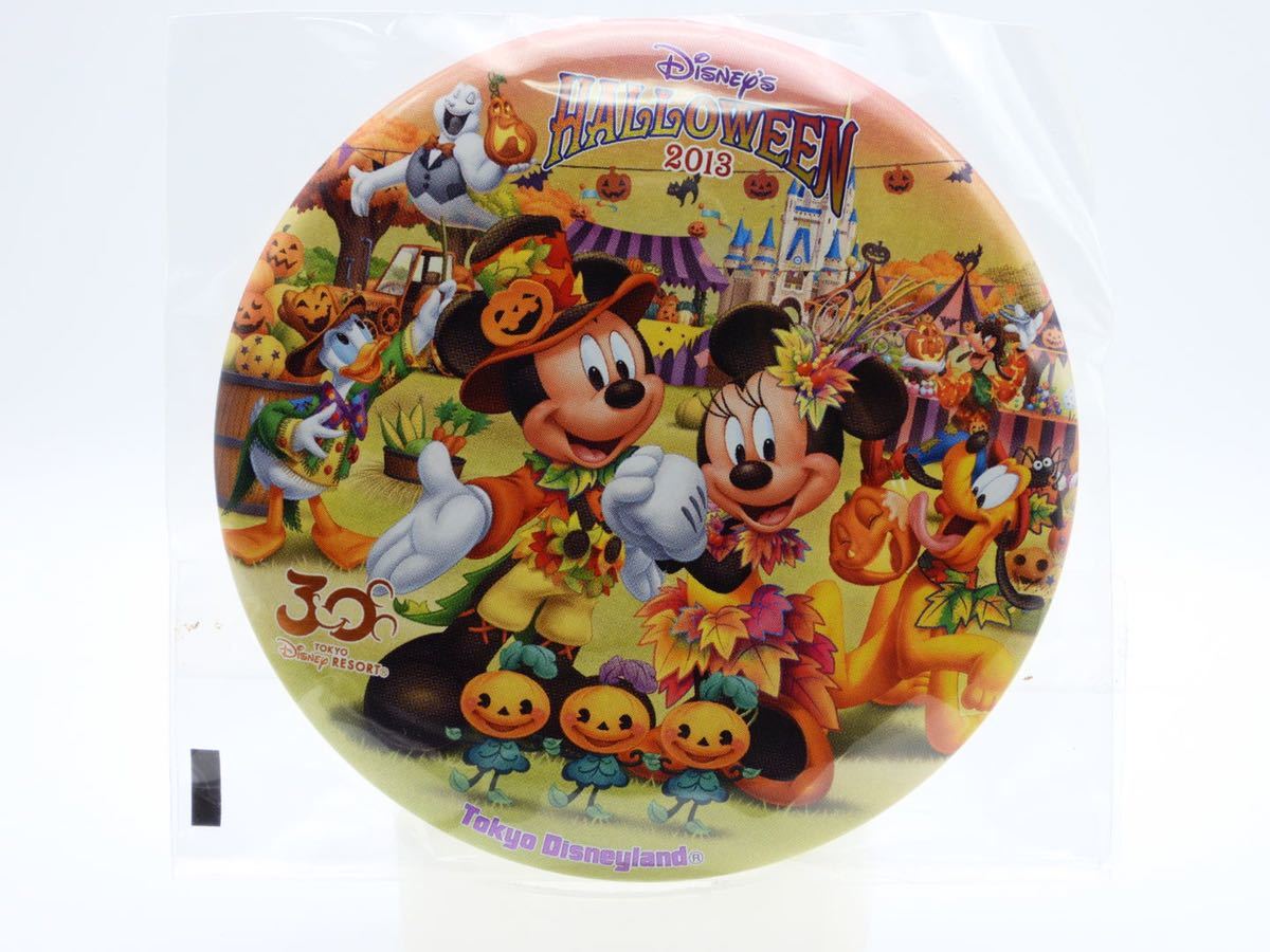36 ハロウィーン2013 30周年 缶バッジTDS TDL TDR バッチ とディズニーシー ディズニーランド拍卖