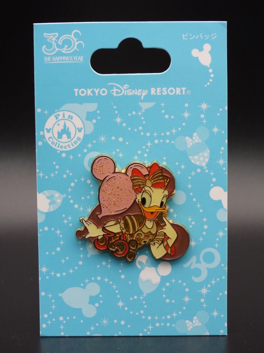 86 東京ディズニーランド 30周年 デイジー ピンバッジ TDS TDL TDR ミッキーミニー バッチ拍卖