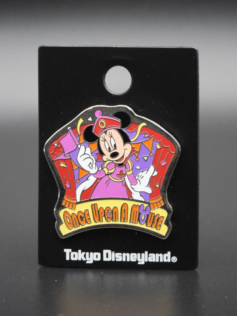 98 東京ディズニーランド ワンス アポン ア マウス ピンバッジ TDS TDL TDR ミッキーミニー バッチ拍卖